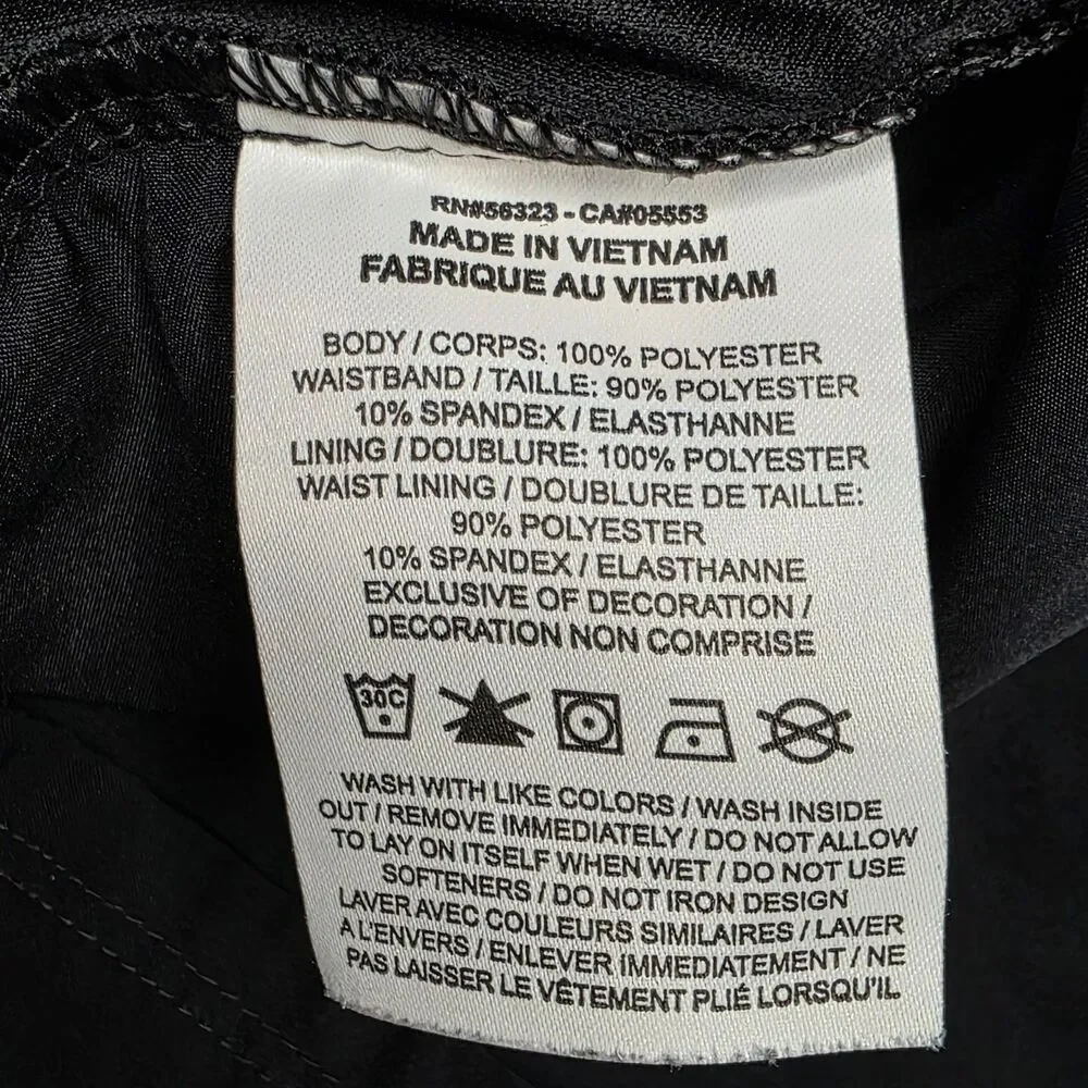 Nike Crew Running Shorts Women’s M Dri-Fit Black Reflective CJ2400 Lined